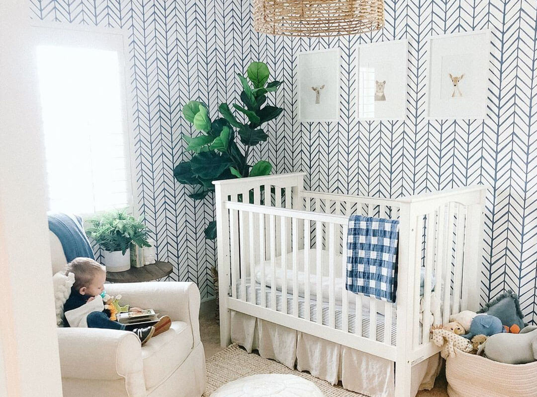Neutral & Minimalist Nursery Wallpapers