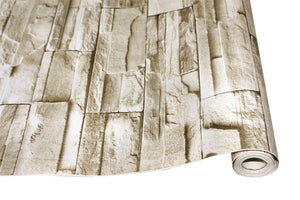 Stoned Bricks Imitation Peel and Stick Wallpaper