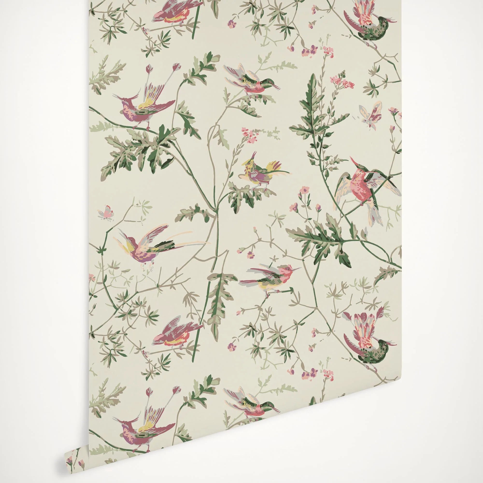 Humming Birds Nordic Wallpaper