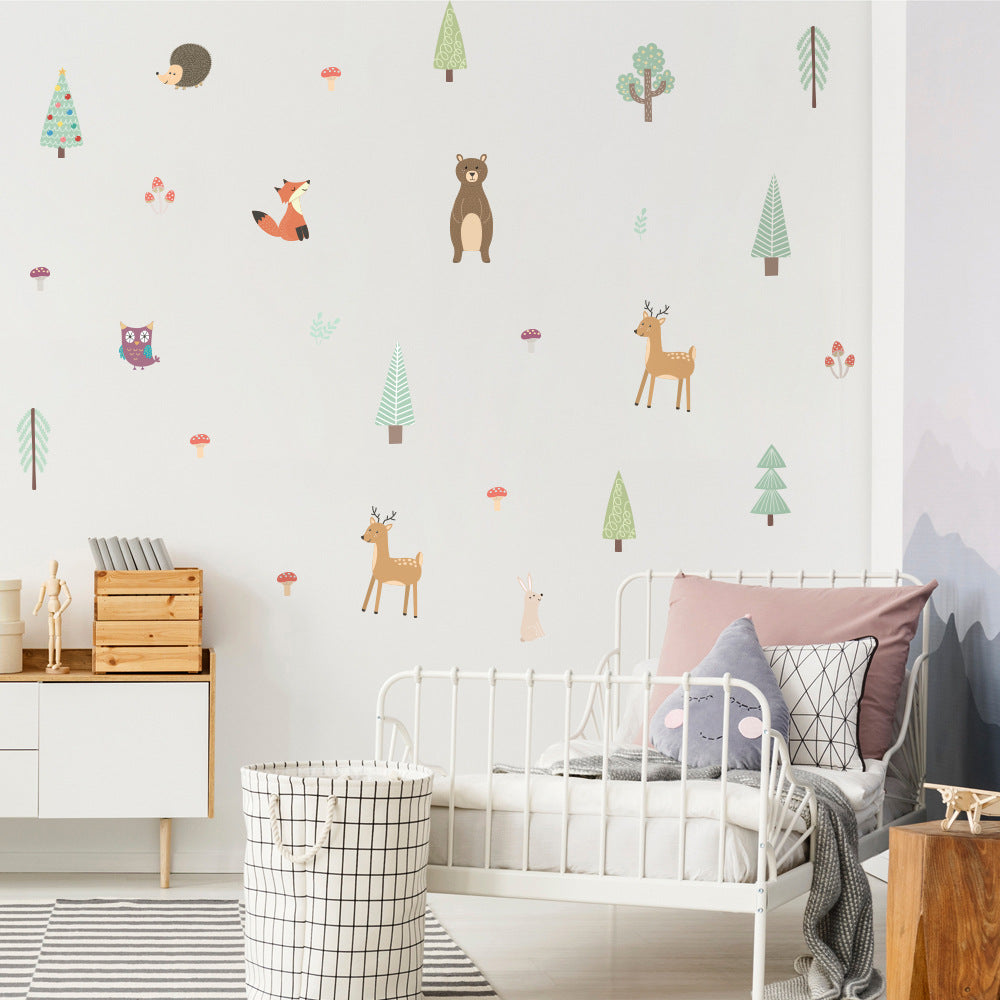 Pattern Wall Decals Forest Animals