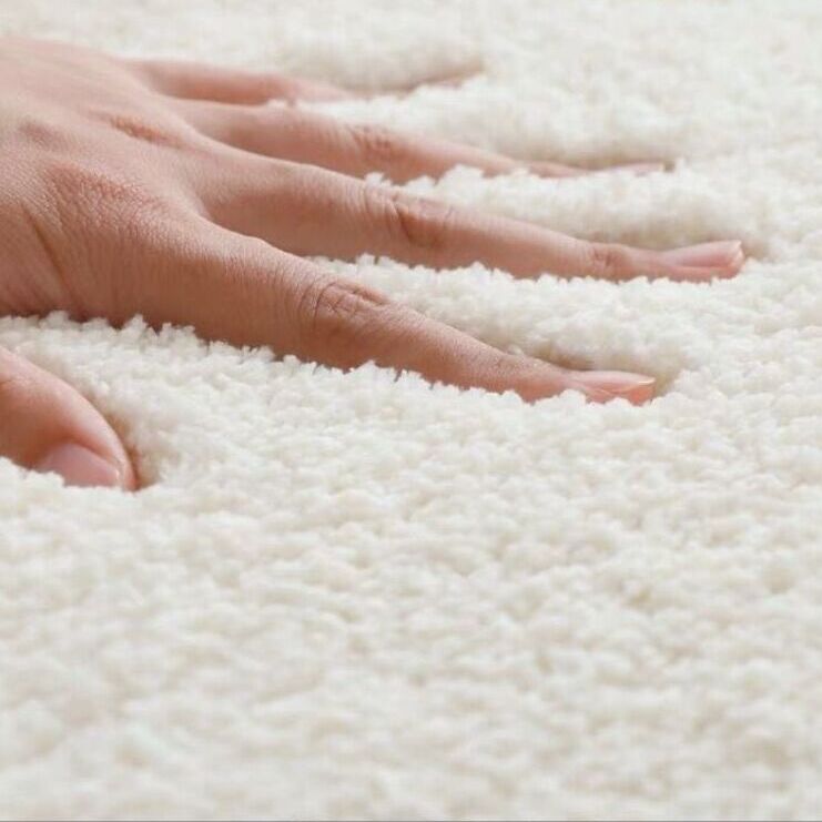 Nordic Area Round Rug Circle Stripes