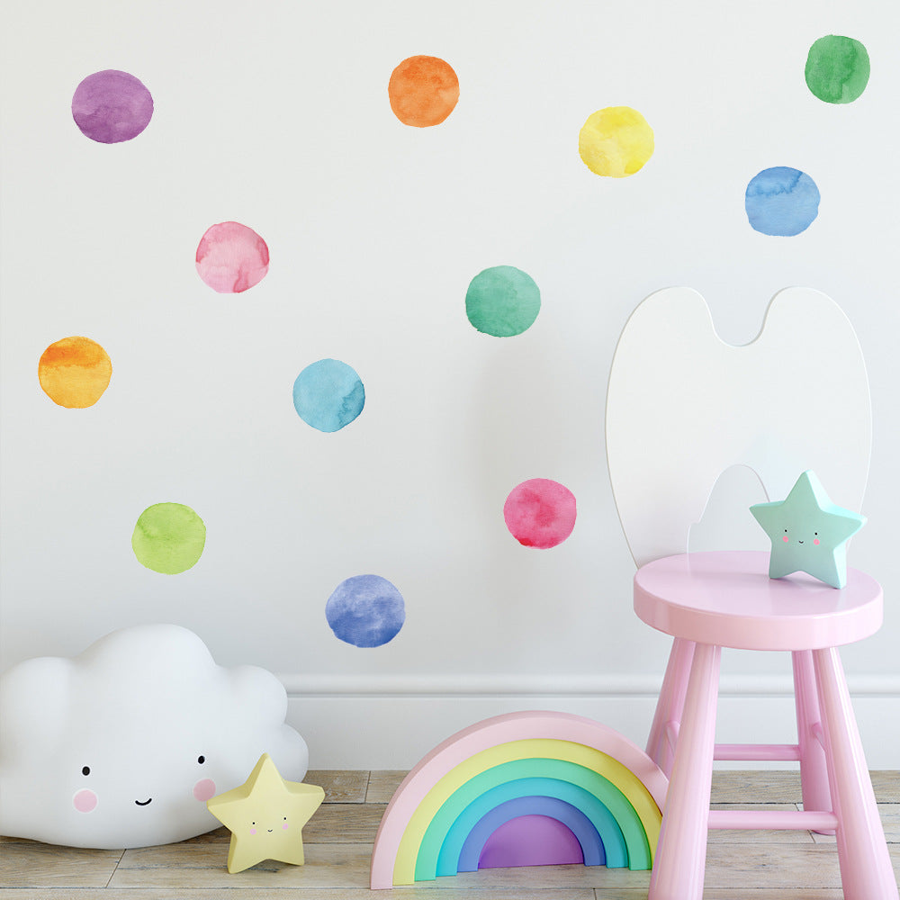 Pattern Wall Decals Watercolor Dots