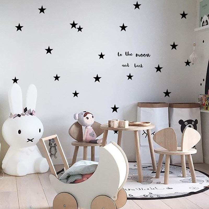 Pattern Wall Decals Beautiful Stars