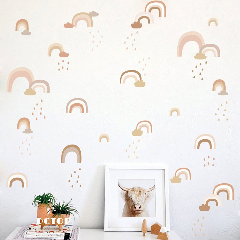 Pattern Wall Decals Cute Rainbows
