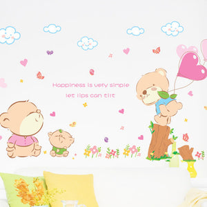 Cartoon Wall Decals Happy Kid Designs