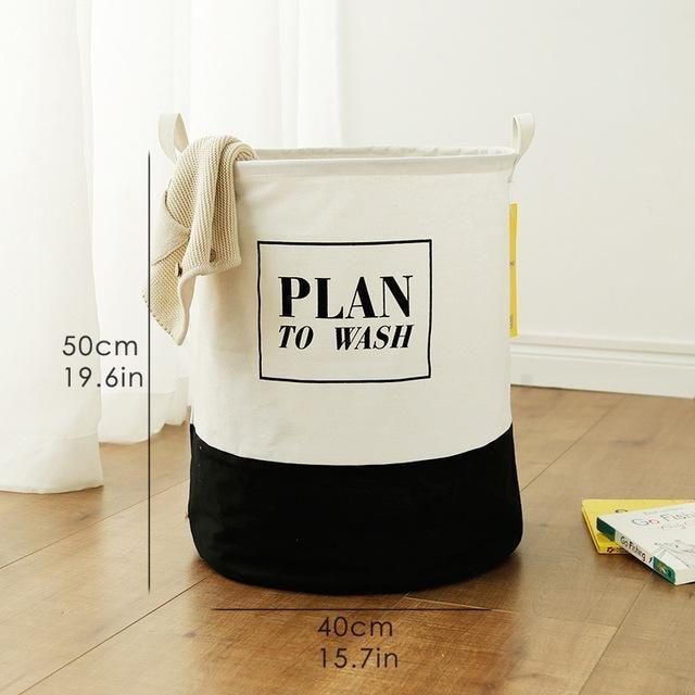 Fabric Laundry hamper storage basket