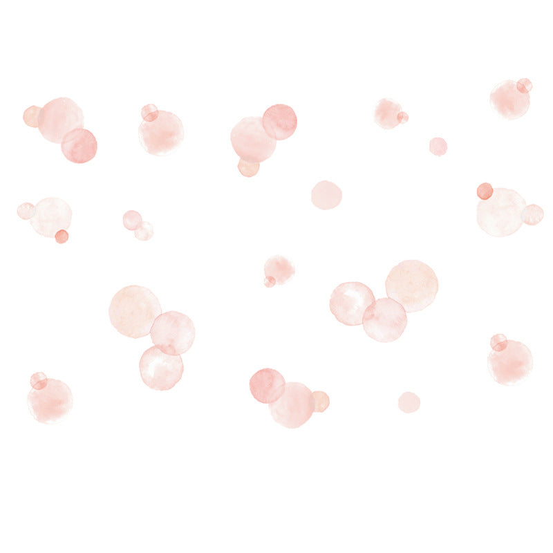 Pattern Wall Decals Creative Pink Dots