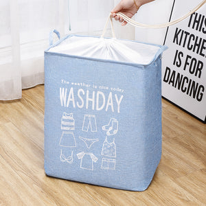 Collapsible Storage Basket Laundry Hamper