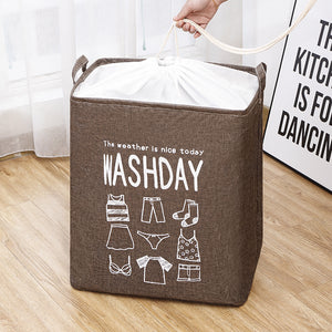 Collapsible Storage Basket Laundry Hamper
