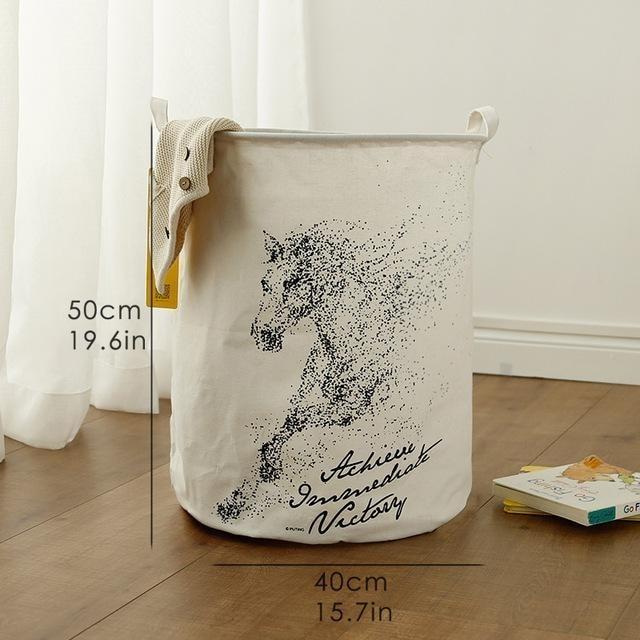 Fabric Laundry hamper storage basket