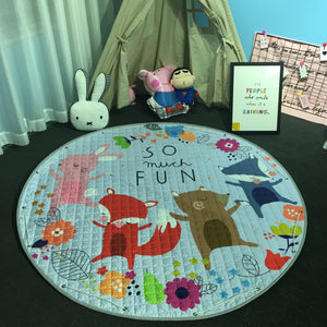 Cartoon Round Crawling Play Mats