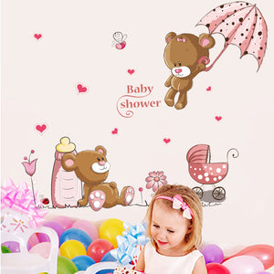 Cartoon Wall Decals Happy Kid Designs