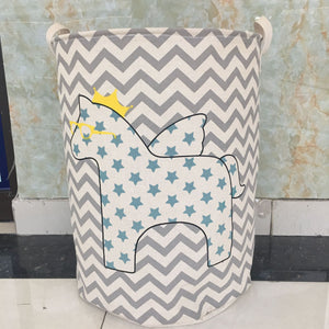Laundry Hamper Storage Bin Cute Unicorn