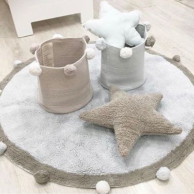 Wool ball laundry Hamper basket