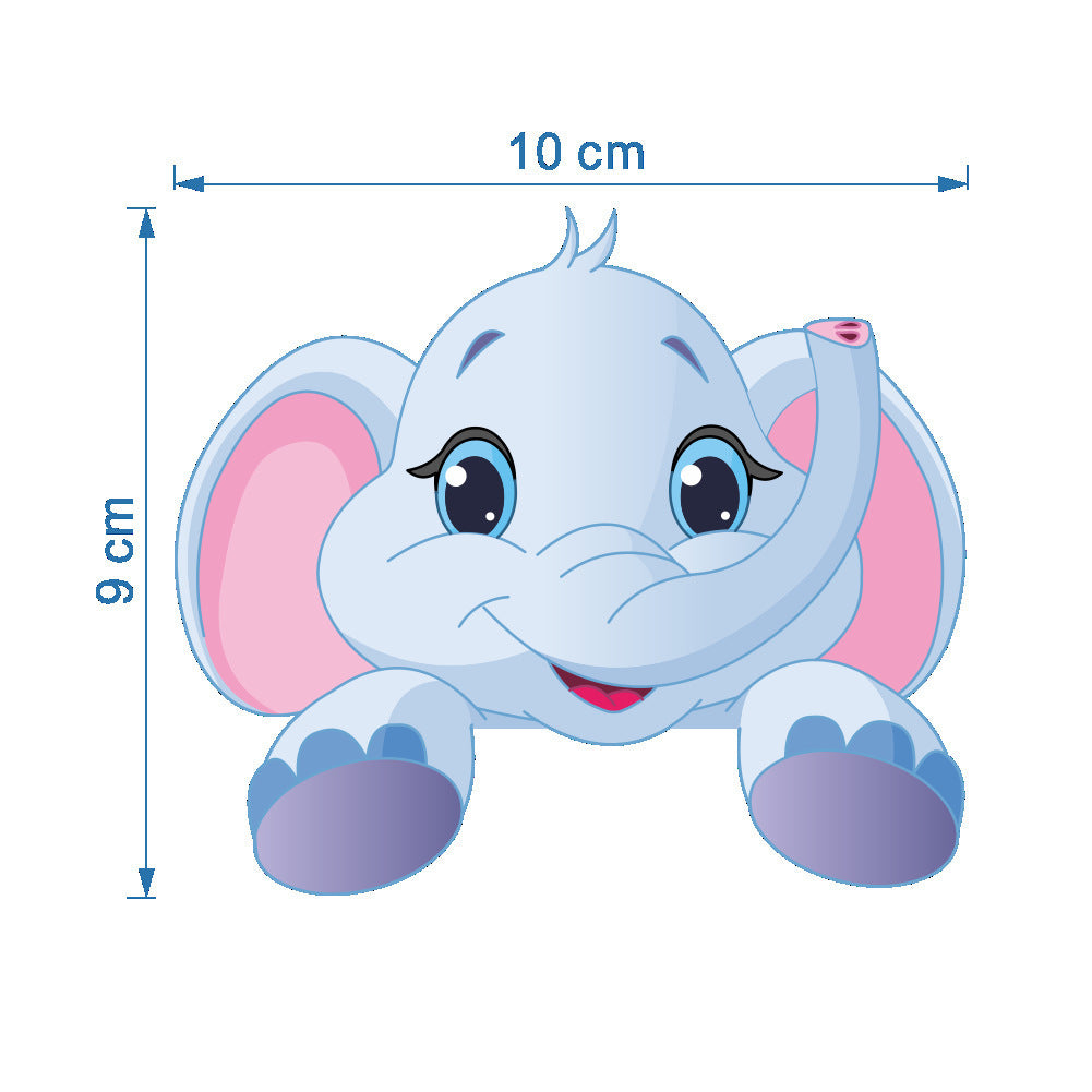 Cartoon Wall Decals Cute Animals Switcher