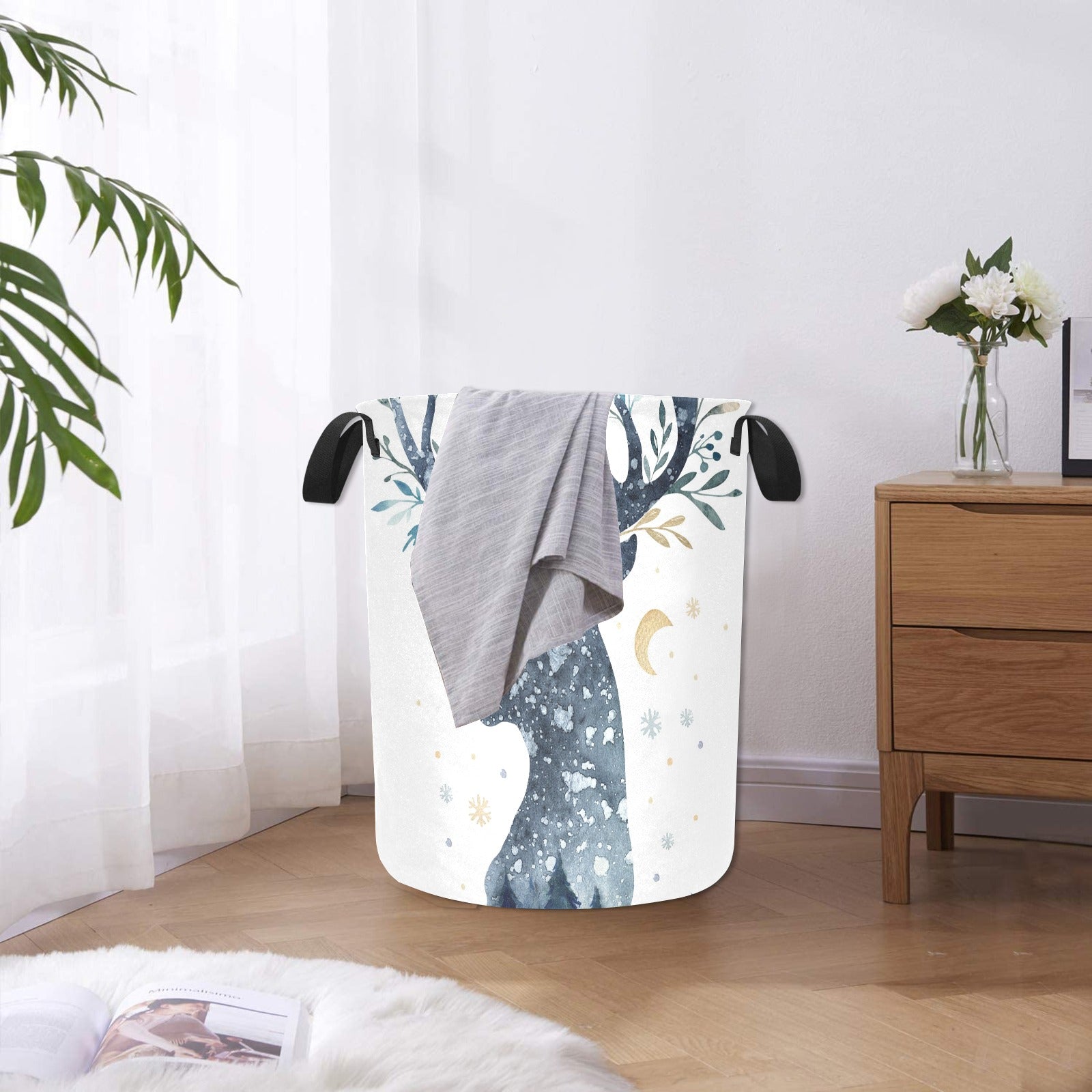 Oxford Fabric Large Laundry Basket