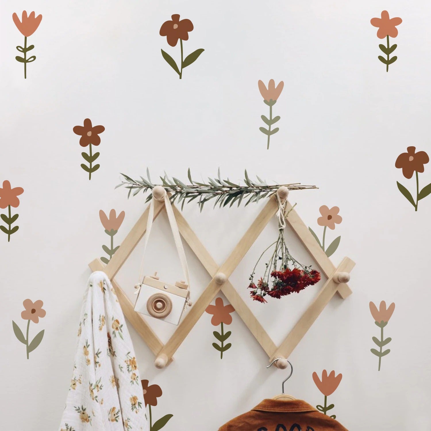 Botanical Wall Decals Flowers