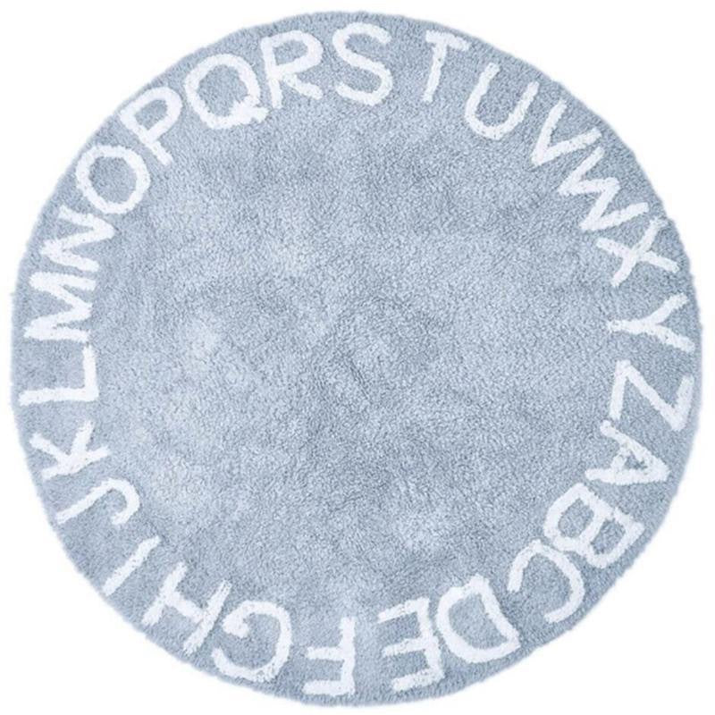 Round Rug Circle ABC Alphabet