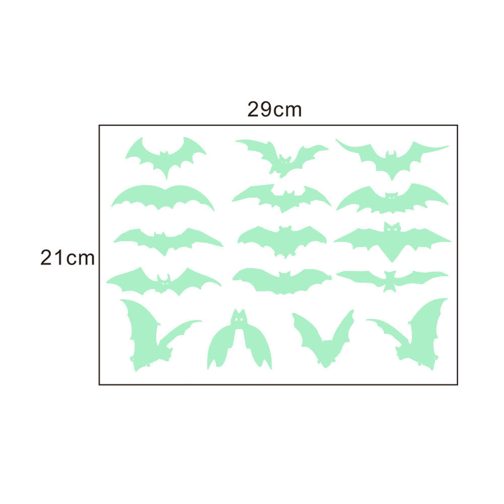 Pattern Wall Decals Luminous Halloween