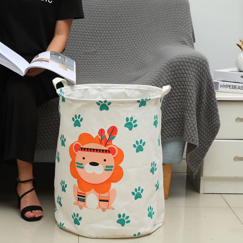 Cute Animal Nursery Hamper Toy Organizer