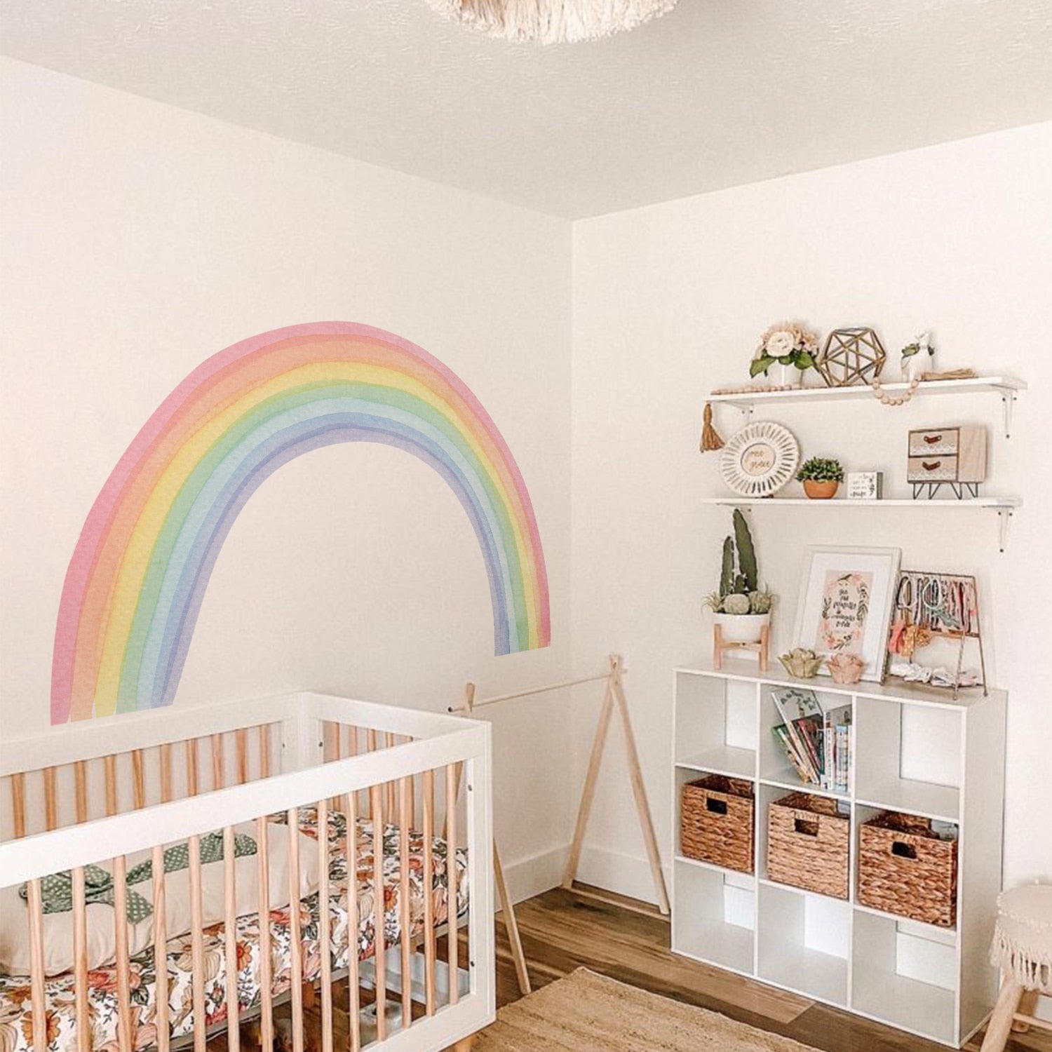 Watercolor Classic Rainbow Wall Decal