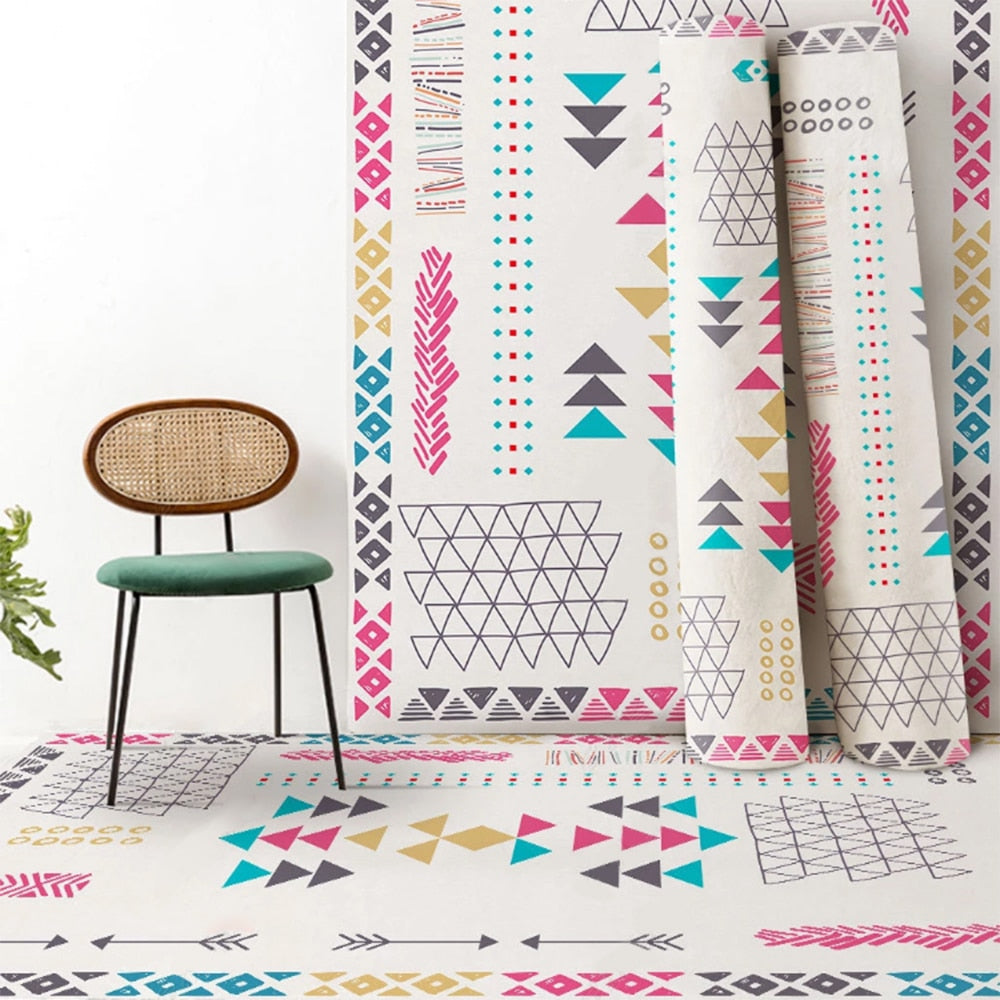 Bohemian Pattern Rectangle Area Rug