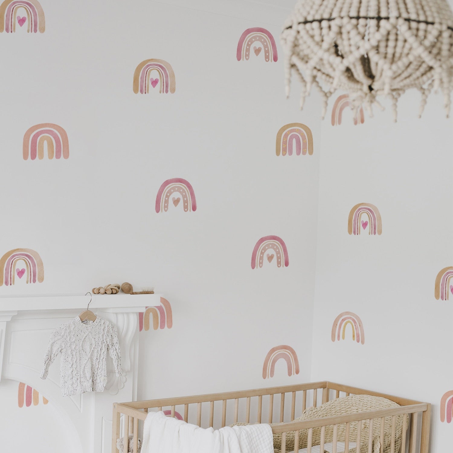 Small Colorful Rainbows Wall Decals