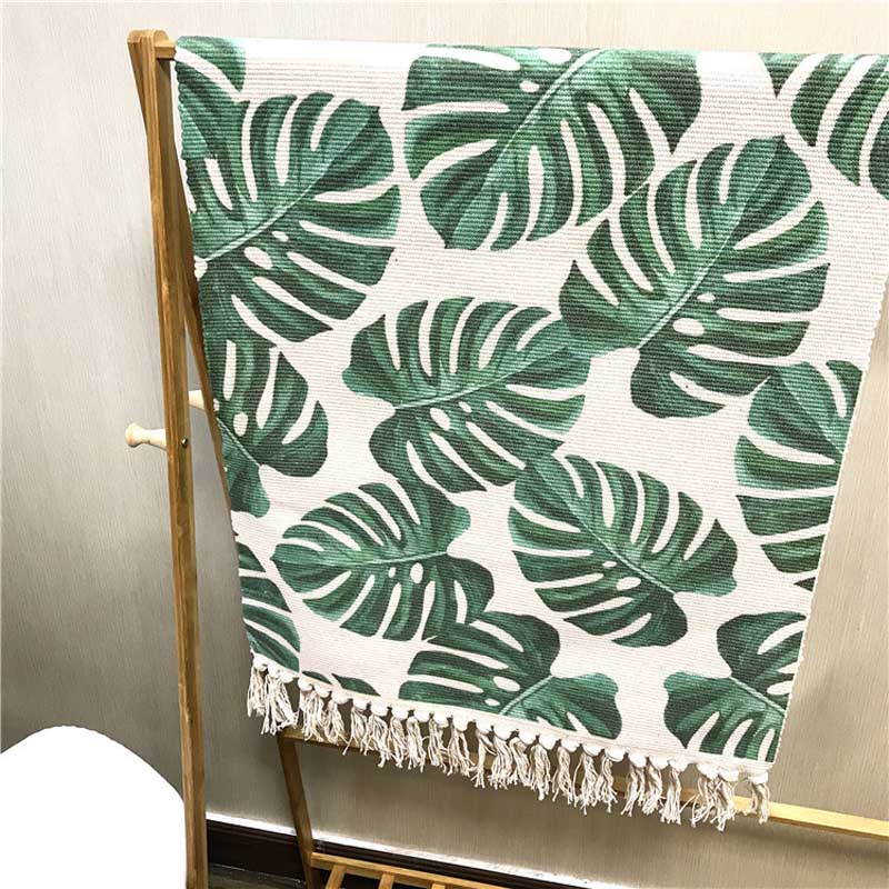 Soft Tassel Cotton Area Rug