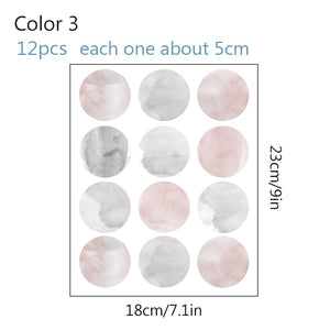 Nursery Wall Decals Watercolor Polk Dots
