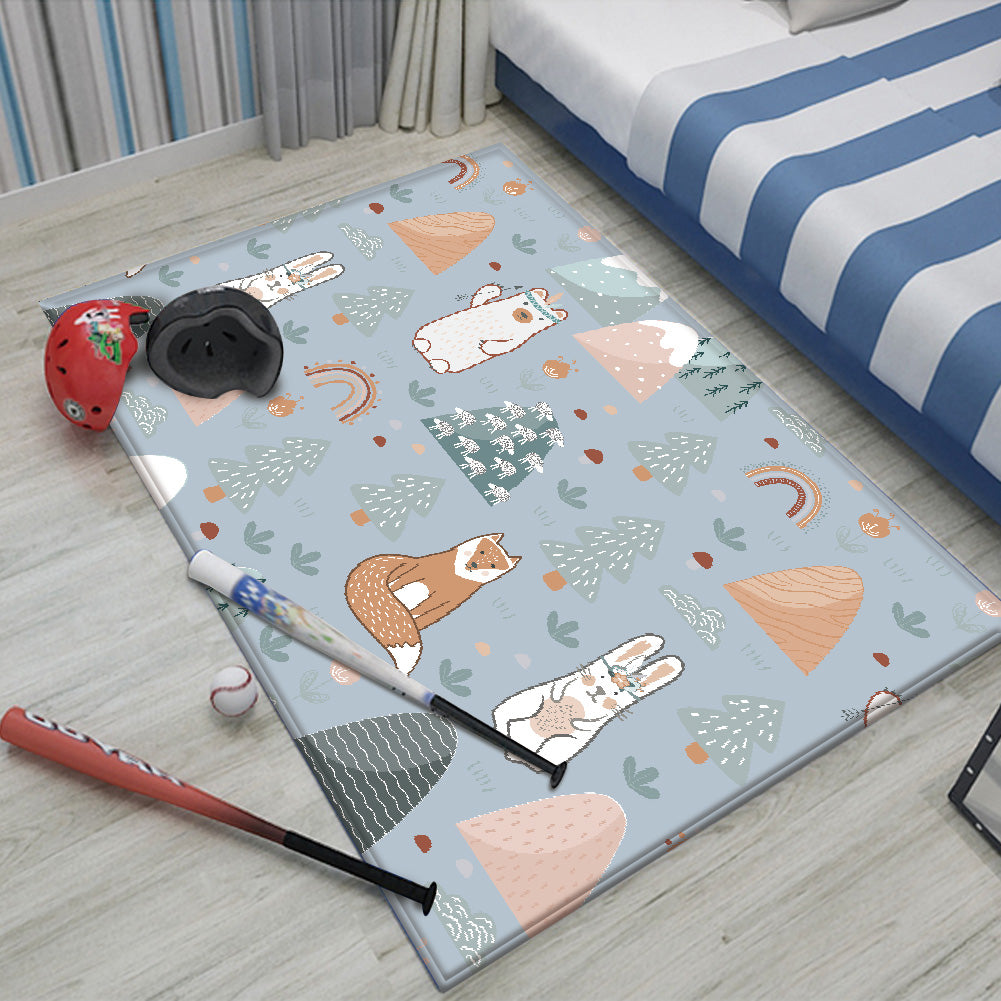 Nursery Cartoon Style Area Rug