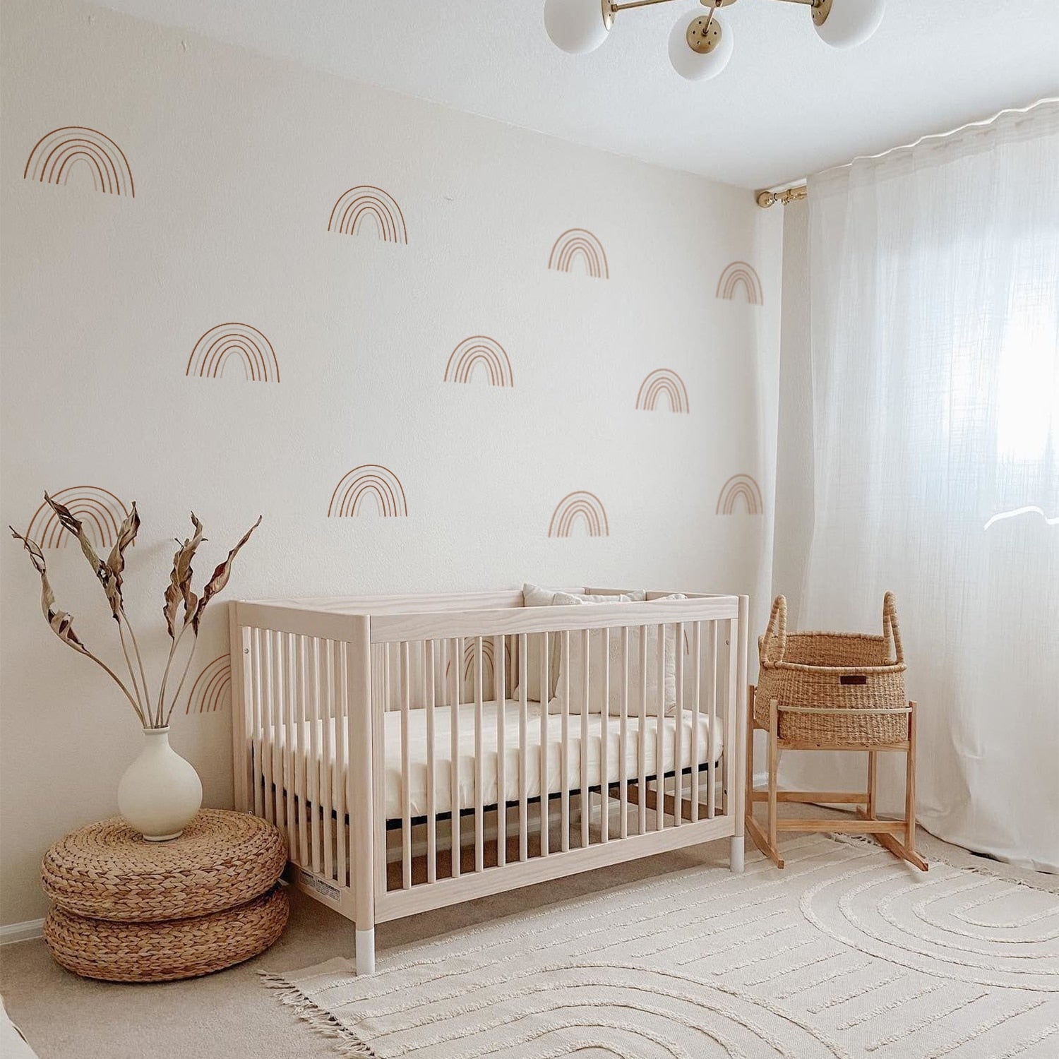 Small Colorful Rainbows Wall Decals