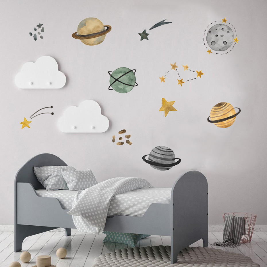 Space Universe Stars Wall Decals