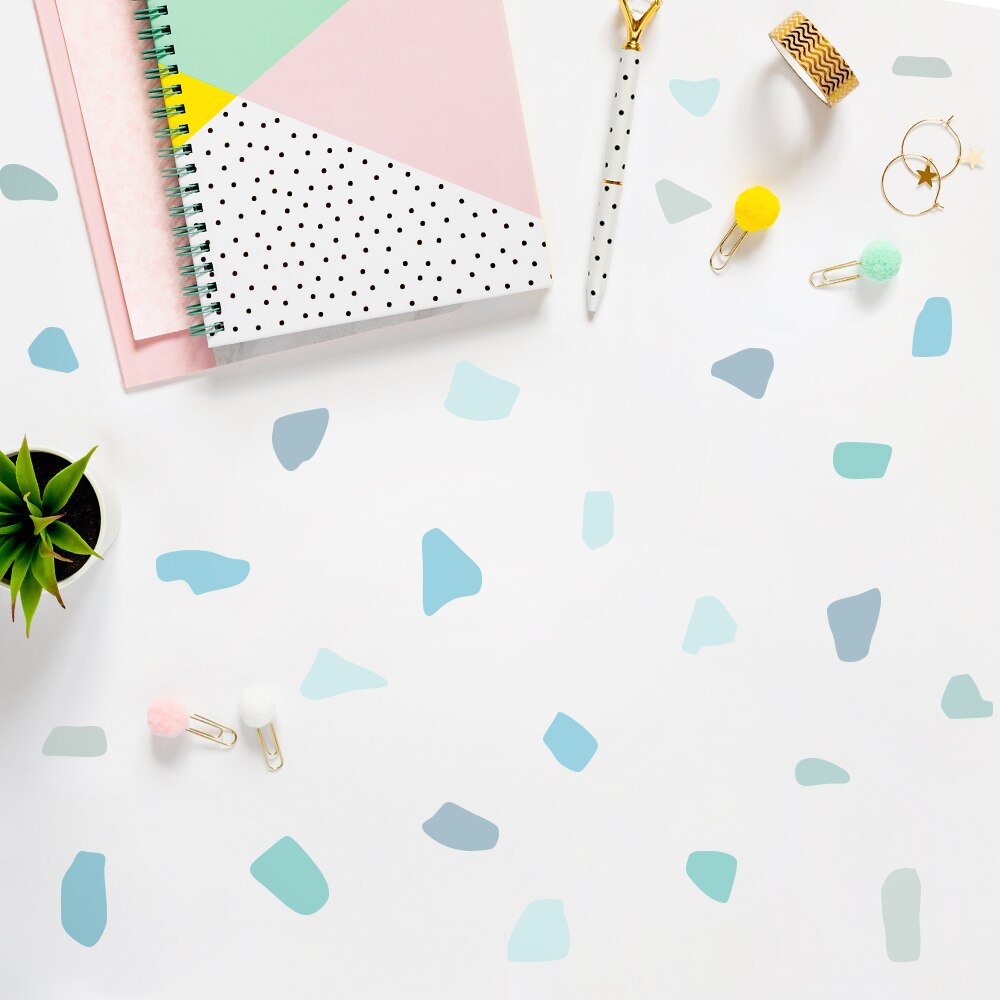 Wall Decals Terrazzo Abstract Pattern