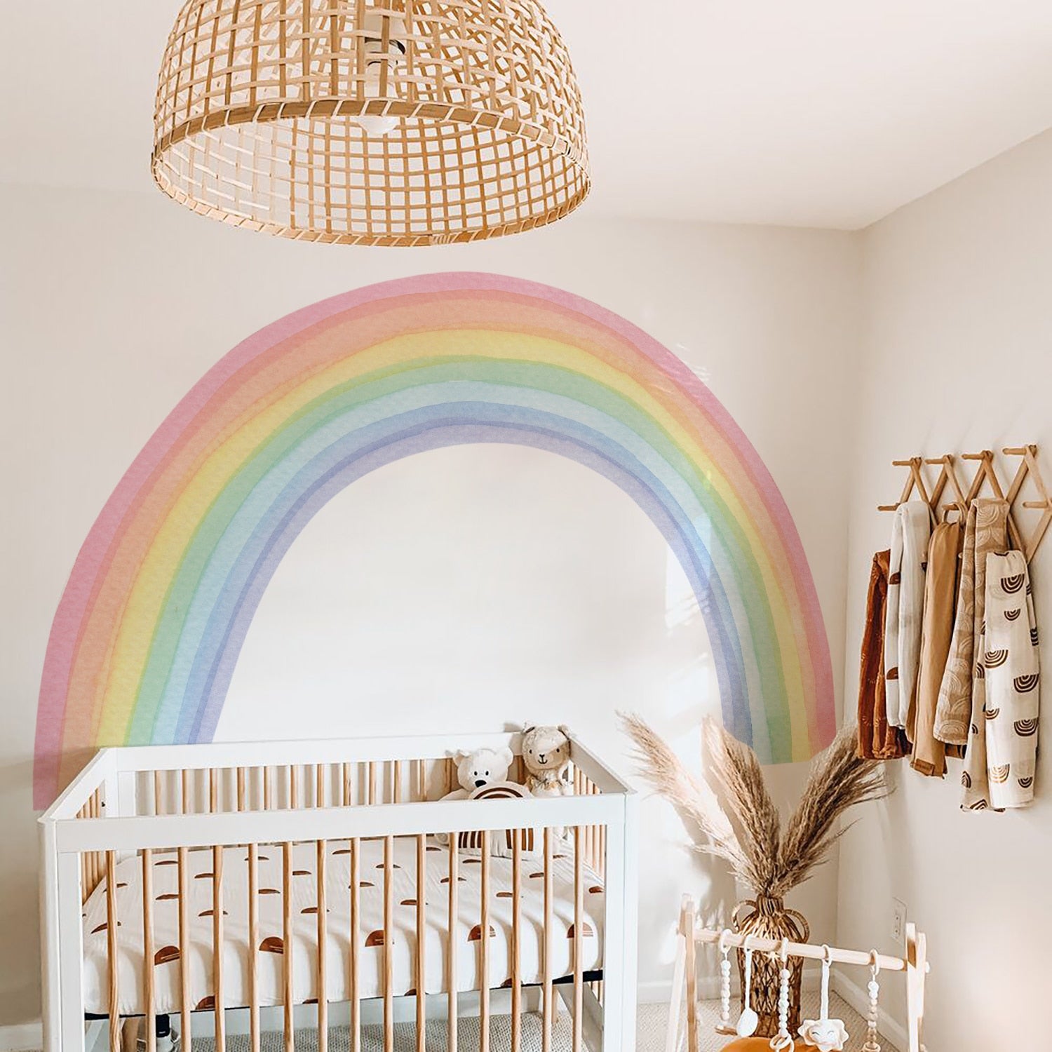 Watercolor Classic Rainbow Wall Decal