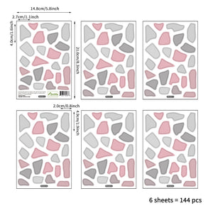 Wall Decals Terrazzo Abstract Pattern