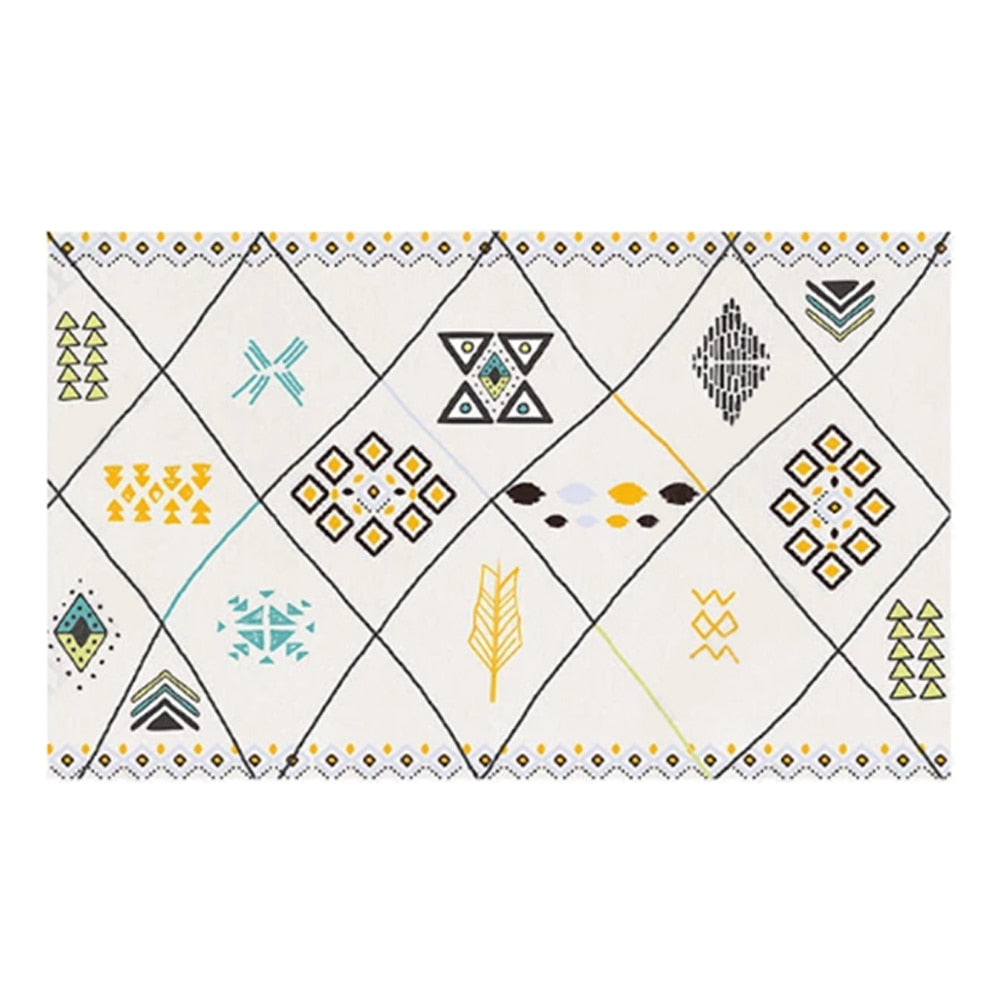 Bohemian Pattern Rectangle Area Rug