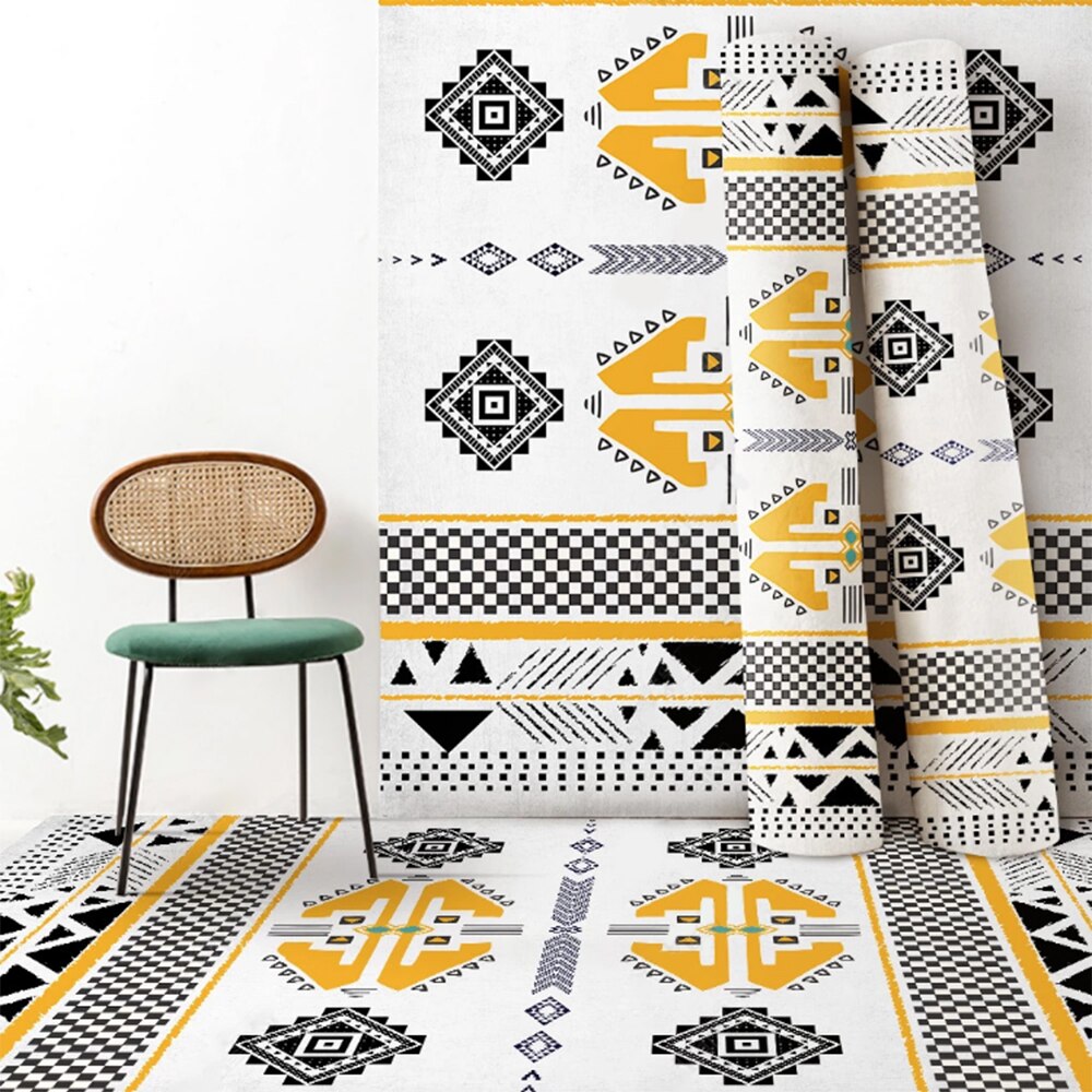Bohemian Pattern Rectangle Area Rug