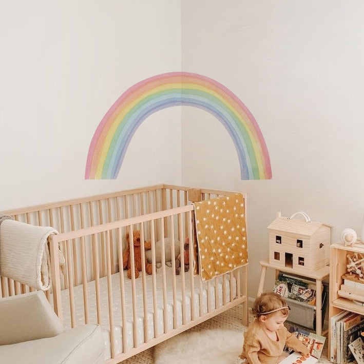 Watercolor Classic Rainbow Wall Decal