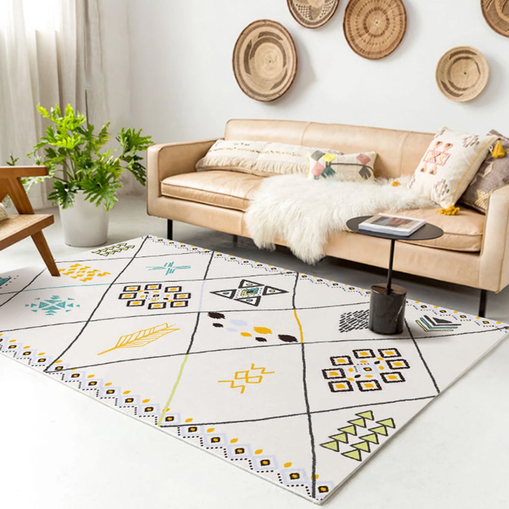 Bohemian Pattern Rectangle Area Rug