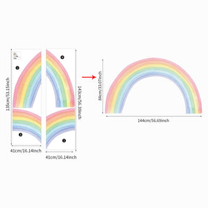 Watercolor Classic Rainbow Wall Decal