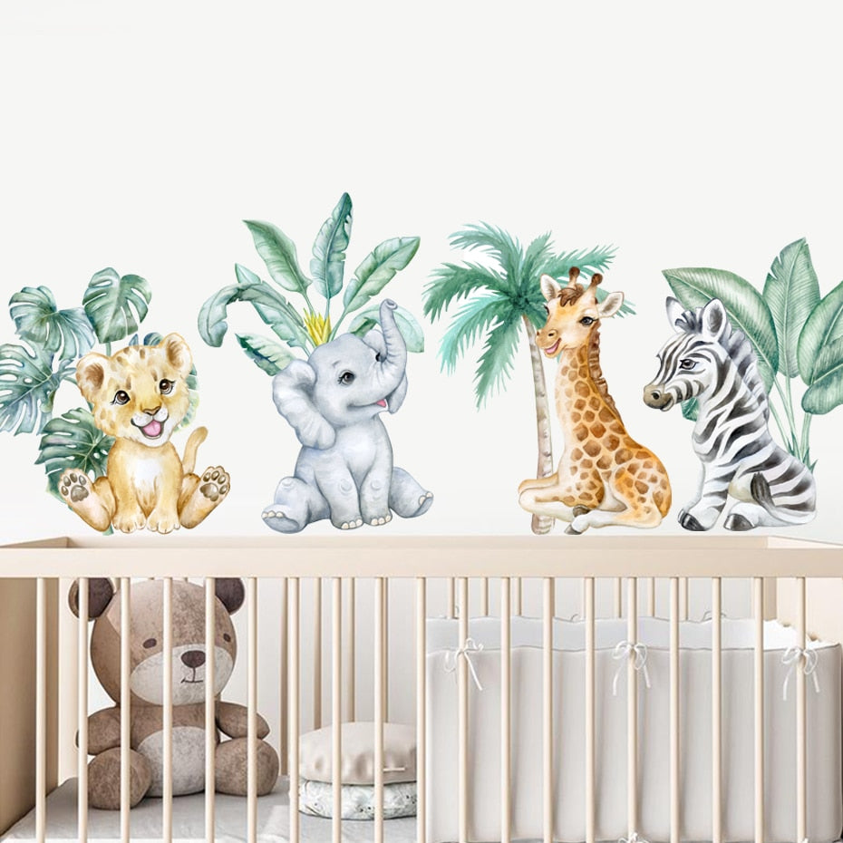Animal Wall Decal Cute Animals