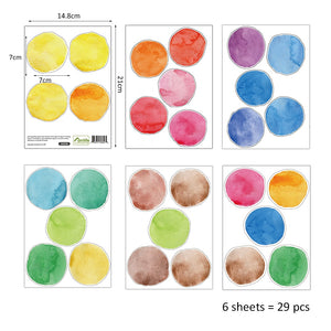 Pattern Wall Decals Polka Dot Styles