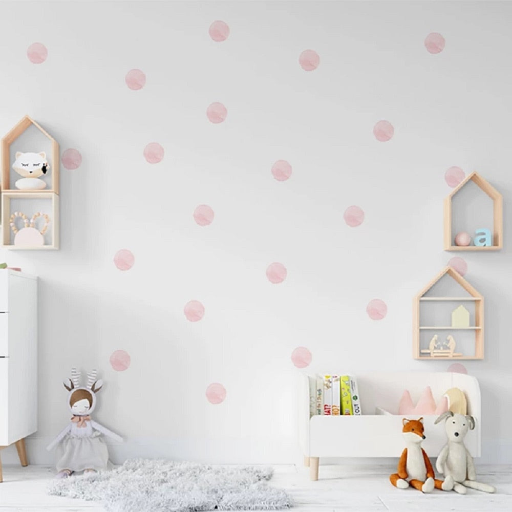 Pattern Wall Decals Polka Dot Styles