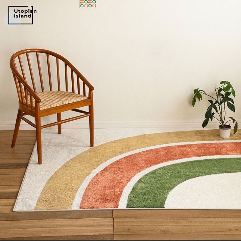 Area Rug Nature Color Rainbow