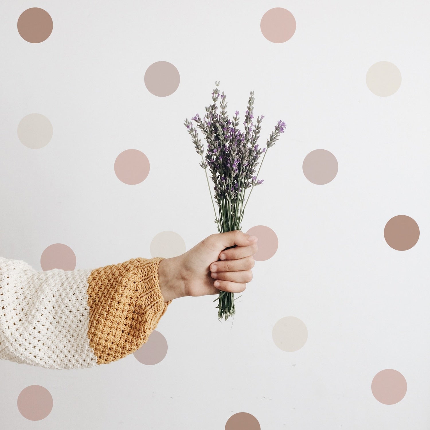 Pattern Wall Decals Polka Dot Styles