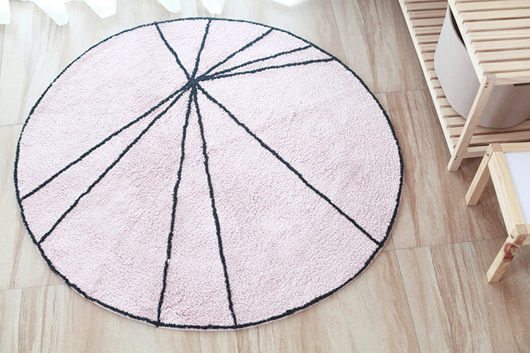 Nordic Cute Soft Round Rug