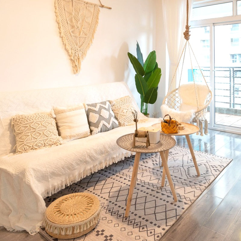 Ribbed Moroccan Soft Area Rug