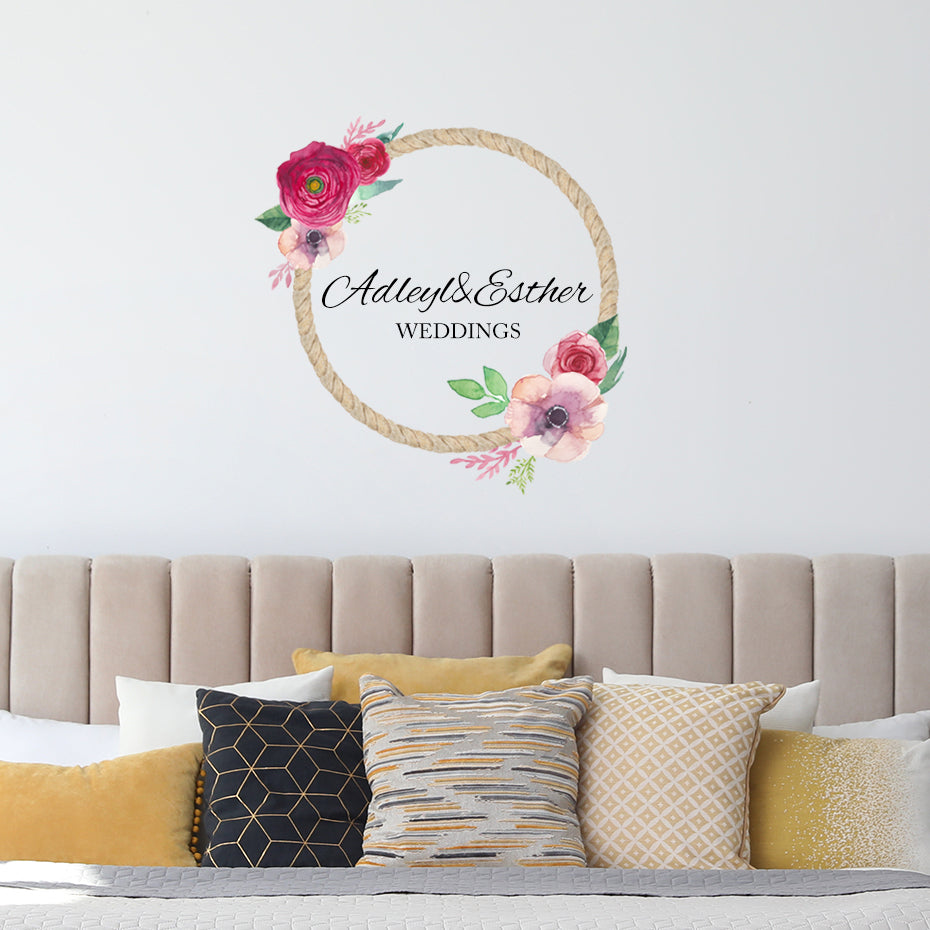 Custom Wall Decal Baby Name Birth Date