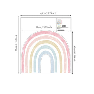 Large Light Rainbow Wall Decal