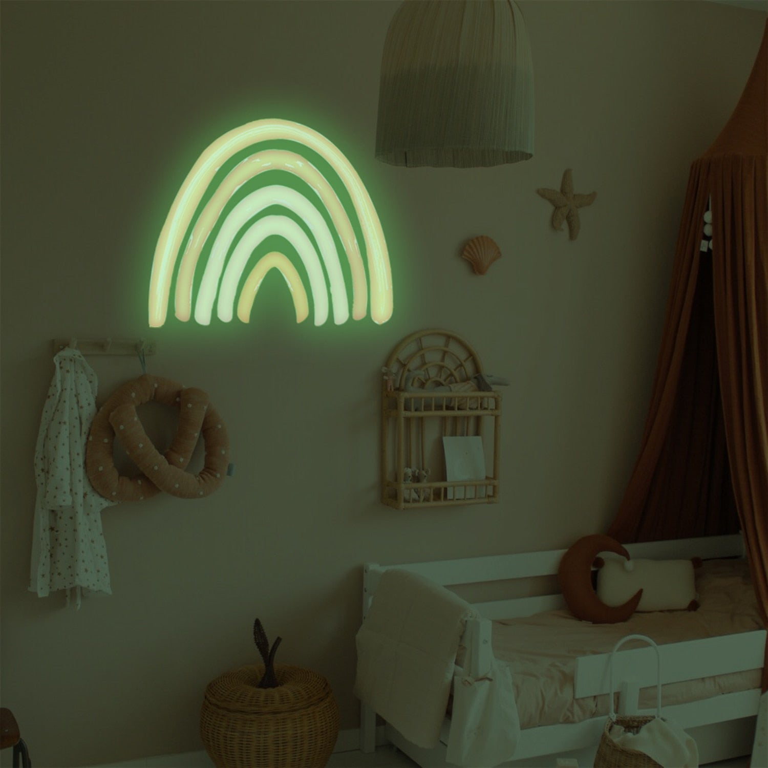 Rainbows Glow In The Dark Wall Decal